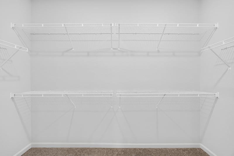 Walk-in closet with wire shelving at 93 Lochloosa Ct, St. Johns, FL 32259