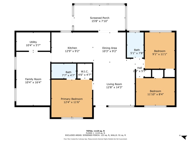 Floor plan 1 of 4137 Oriely Dr, Jacksonville, FL 32210