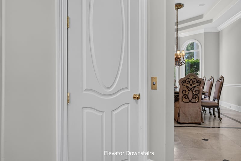 Closet door marked elevator upstairs at 344 Broward Rd, Jacksonville, FL