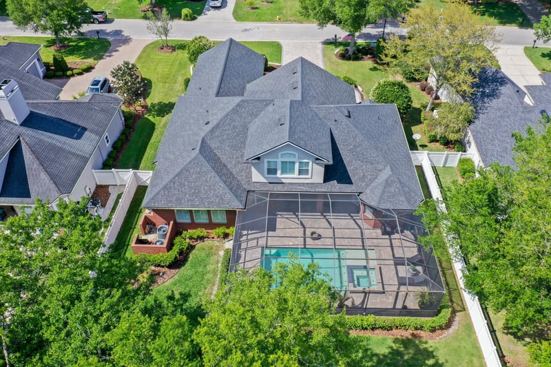 Aerial Back at 1035 W Dorchester Dr, Fruit Cove, FL 32259