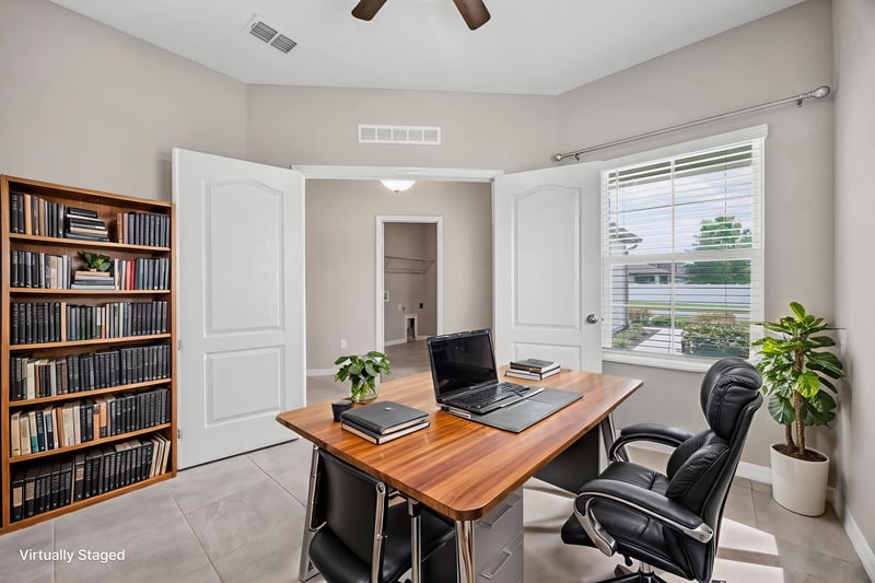 Office - Virtually Staged at 135 Deer Trail, St. Augustine, FL 32095
