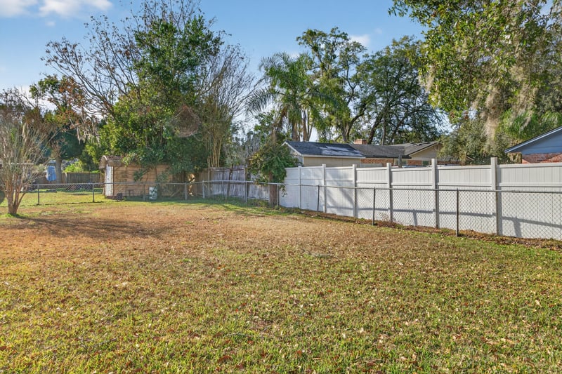Backyard at 2766 Greenridge Rd, Orange Park, FL 32073