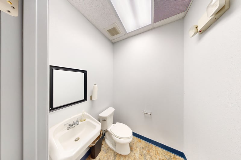 Bathroom with sink and toilet at 1038 County Rd 315, Melrose