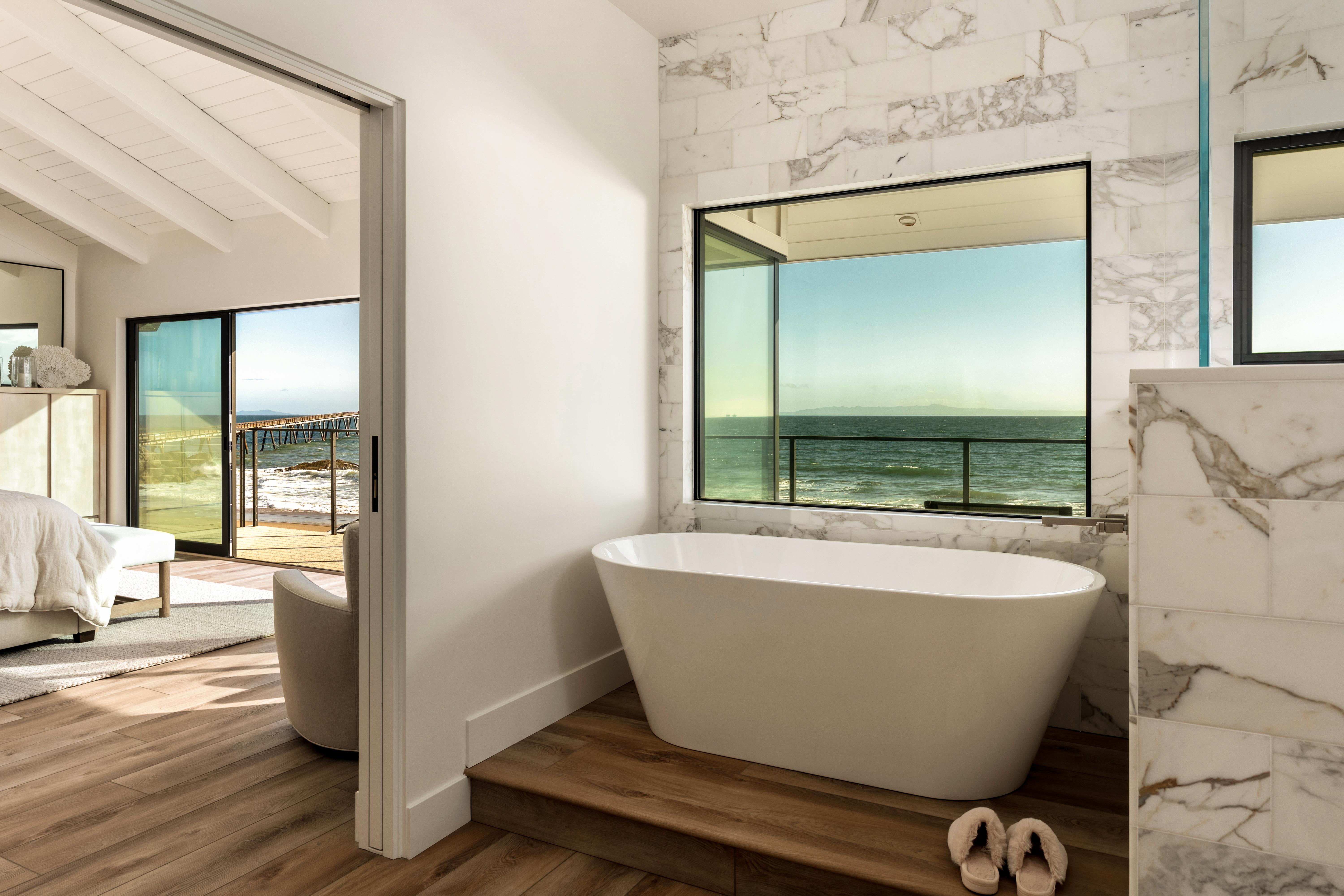 Real estate drone photography of 6726 Breakers Way, Ventura CA — aerial views reveal the property's rare positioning along the Ventura coastline with sweeping Channel Islands panoramas beyond. Our team captured still photography, aerial drone photography with Inspire 3 Cinema Drone, FPV clips, a cinematic property video with agent narration, a Matterport virtual tour, a Zillow Showcase, a true vertical social media reel, and floor plan scan throughout the early morning.