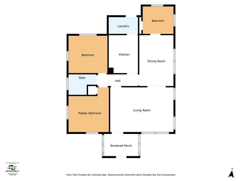 Floor plan 1 of 1439 W 15th St, Jacksonville, FL 32209