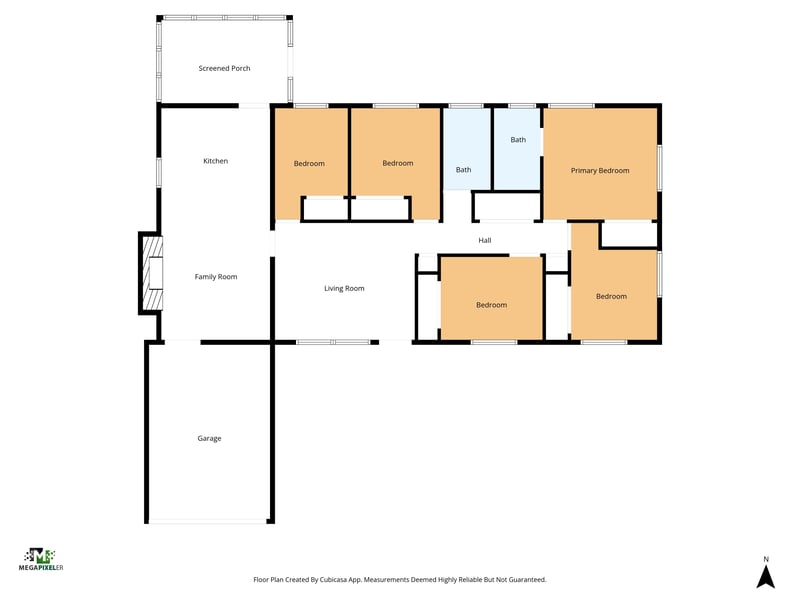Floor plan 2 of 8015 Jaguar Dr, Jacksonville, FL 32244