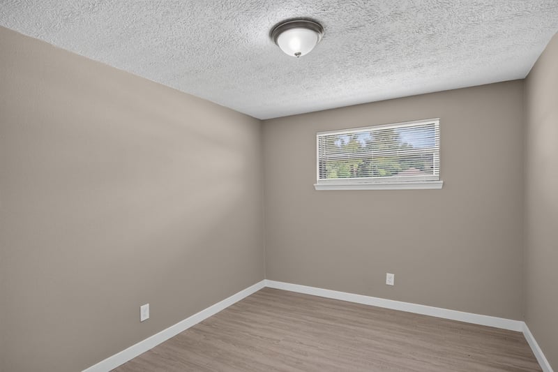 Empty bedroom with window at 184 Draco St, Orange Park, FL 32073