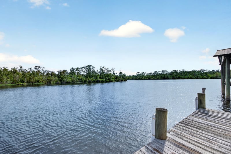 Open water view from the dock at 2125 Blue Heron Cove Dr, Orange Park, FL 32003