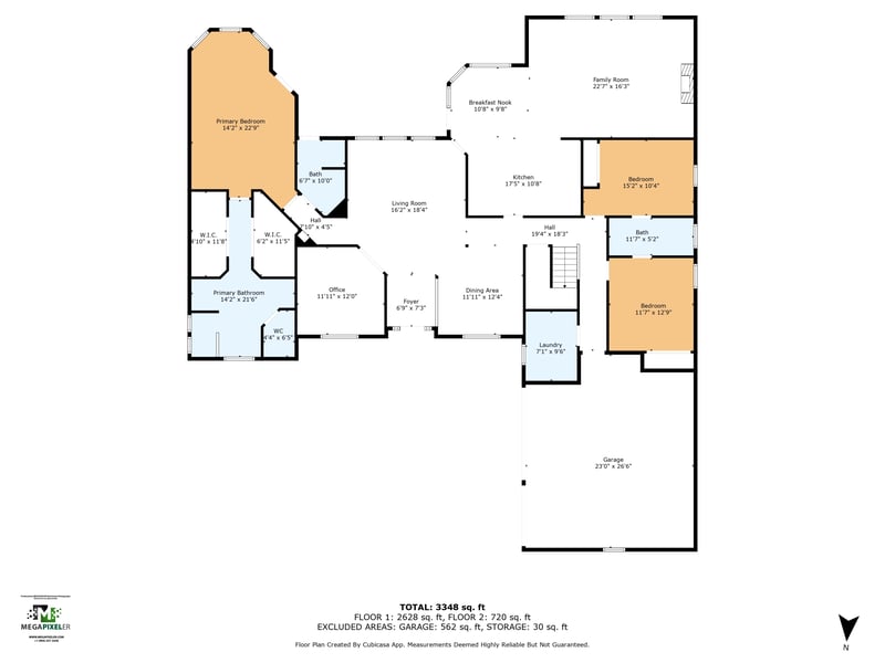 Floor plan 1 of 1035 W Dorchester Dr, Fruit Cove, FL 32259