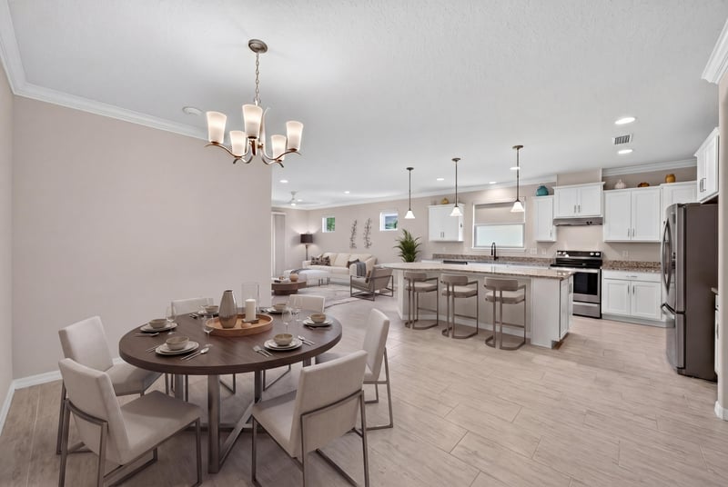 Dining Room Decor at 541 Tree Side Ln, Ponte Vedra Beach, FL 32081