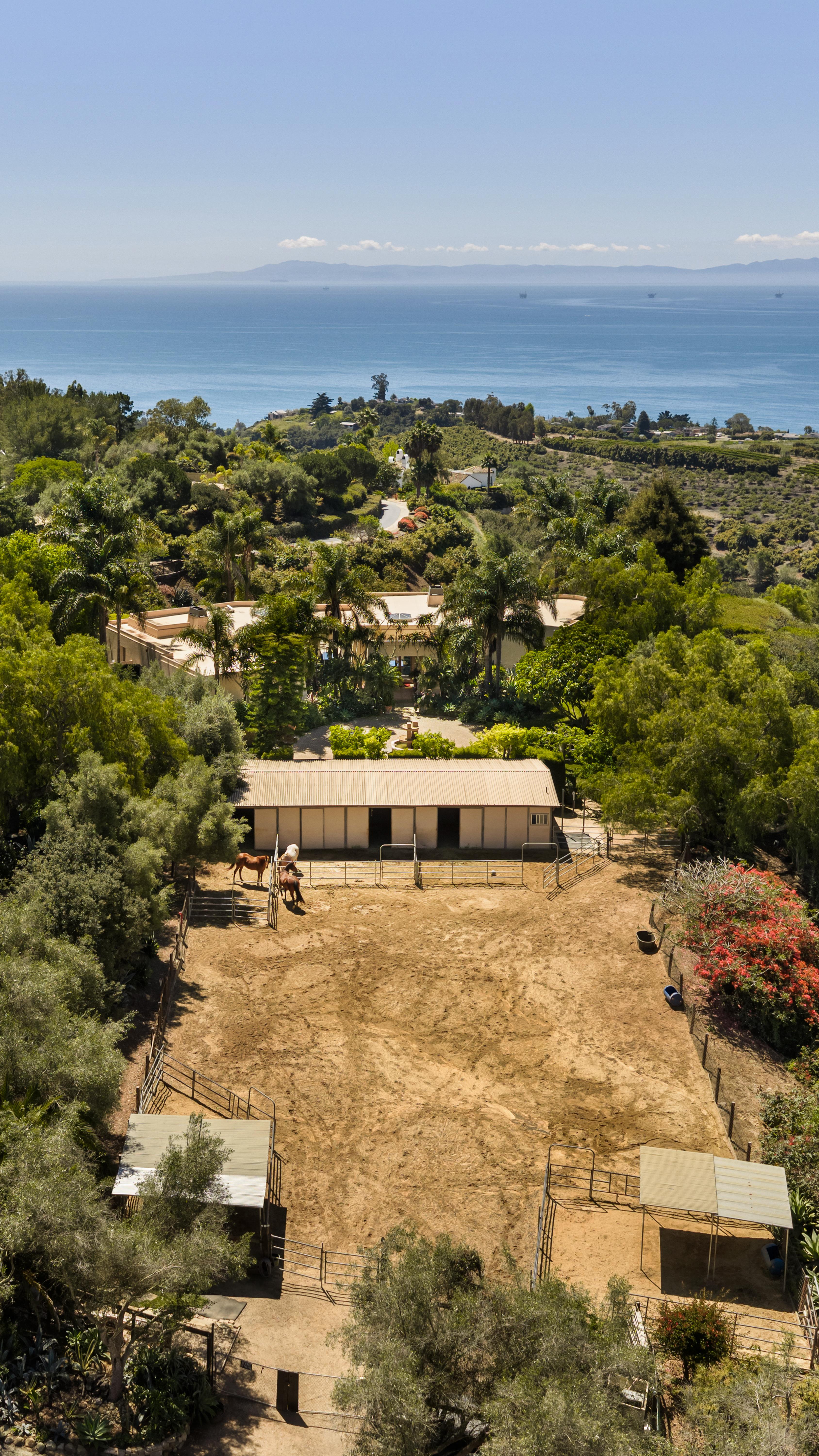 Real estate video production still frame from 11 Hunt Drive Santa Barbara — cinematic property tour by VirTour Media