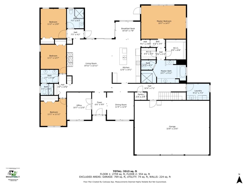Floor plan 2 of 11833 Fitchwood Circle, Jacksonville, FL 32258