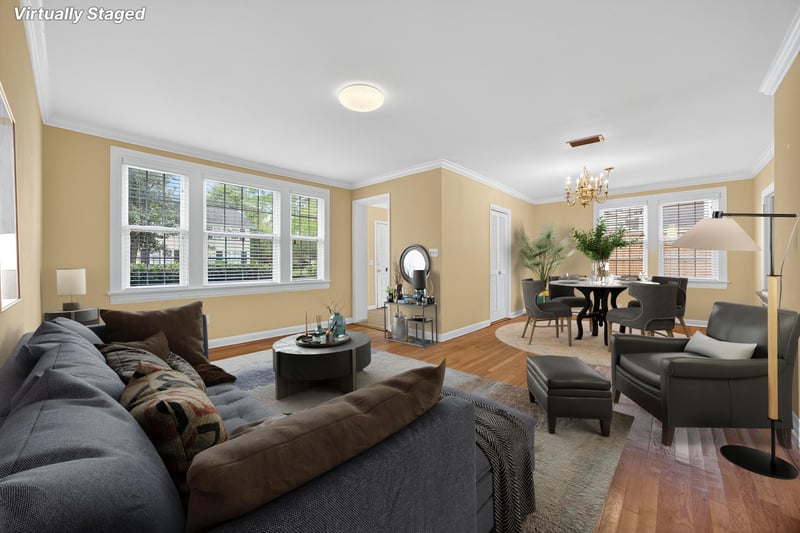 Family Room A1 - Virtually Staged at 2923 Princeton Ave, Jacksonville, FL 32210