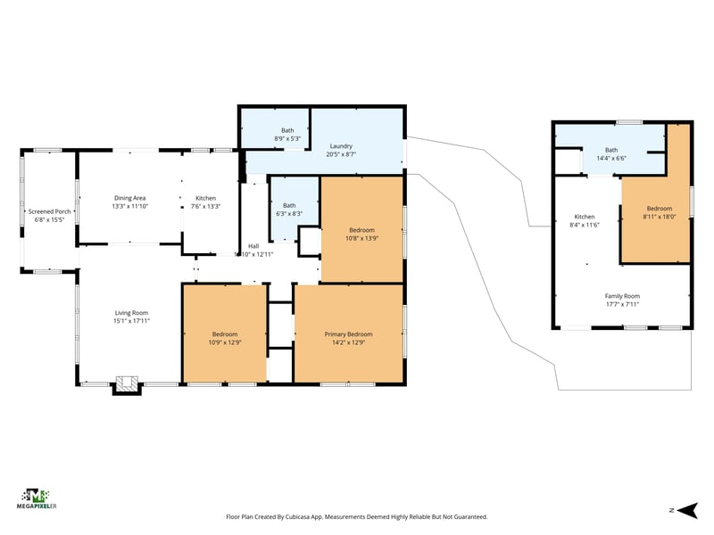 Floorplan at 4660 French St, Jacksonville, FL 32205