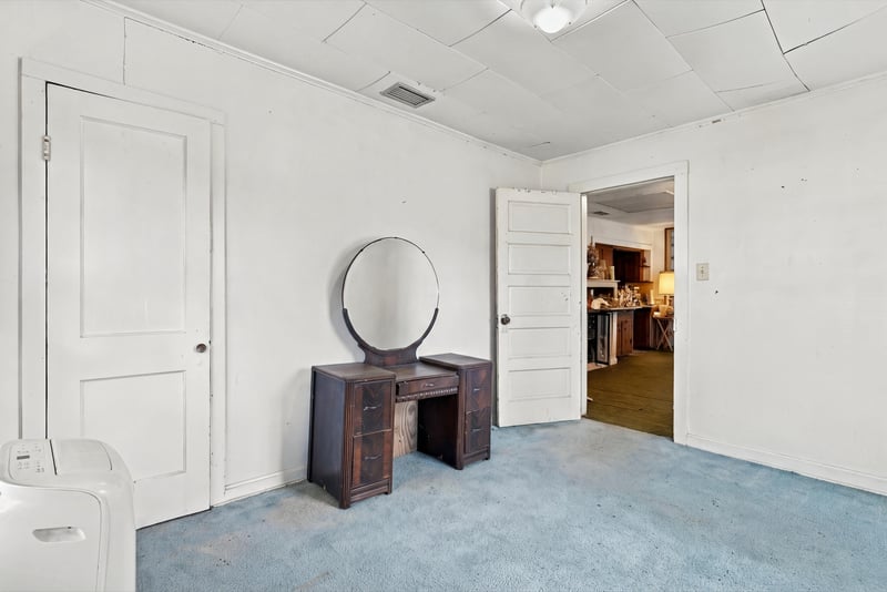 Bedroom with carpet and pedestal sink at 1807 Idlewild Ave, Green Cove Springs, FL