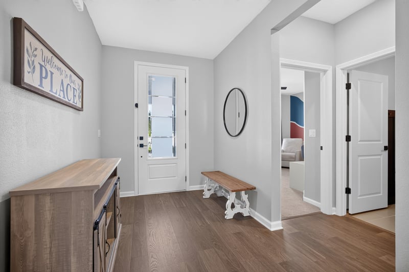Entryway with console table and wall decor at 2354 Jennings Farm Dr, Middleburg, FL 32068