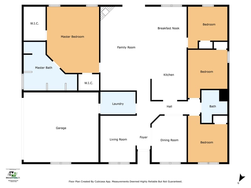 Floor plan 1 of 2439 Moon Harbor Way, Middleburg, FL 32068