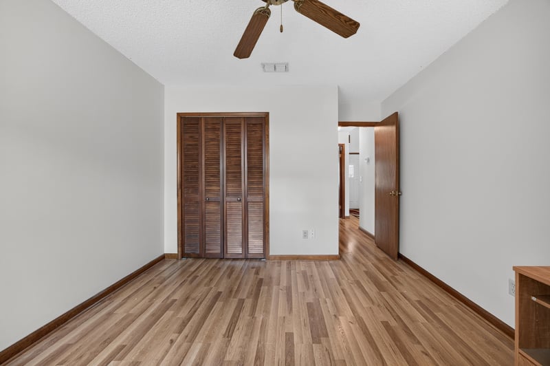 Empty hallway with closet doors at 2460 San Sago Ln, Jacksonville, FL