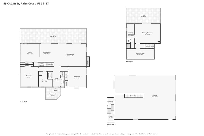 Combined at 59 ocean street, Palm Coast, FL 32137