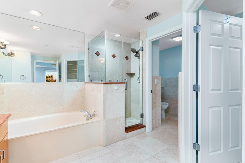 Master Bath Angle 2 at 7790 A1A S #104, St. Augustine, FL 32080