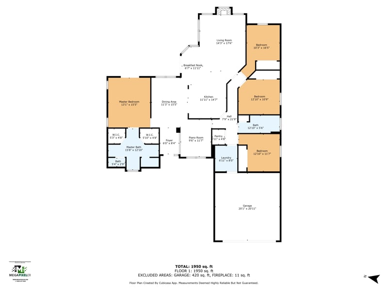 Floor plan 1 of 5959 Long Cove Dr, Jacksonville, FL 32222