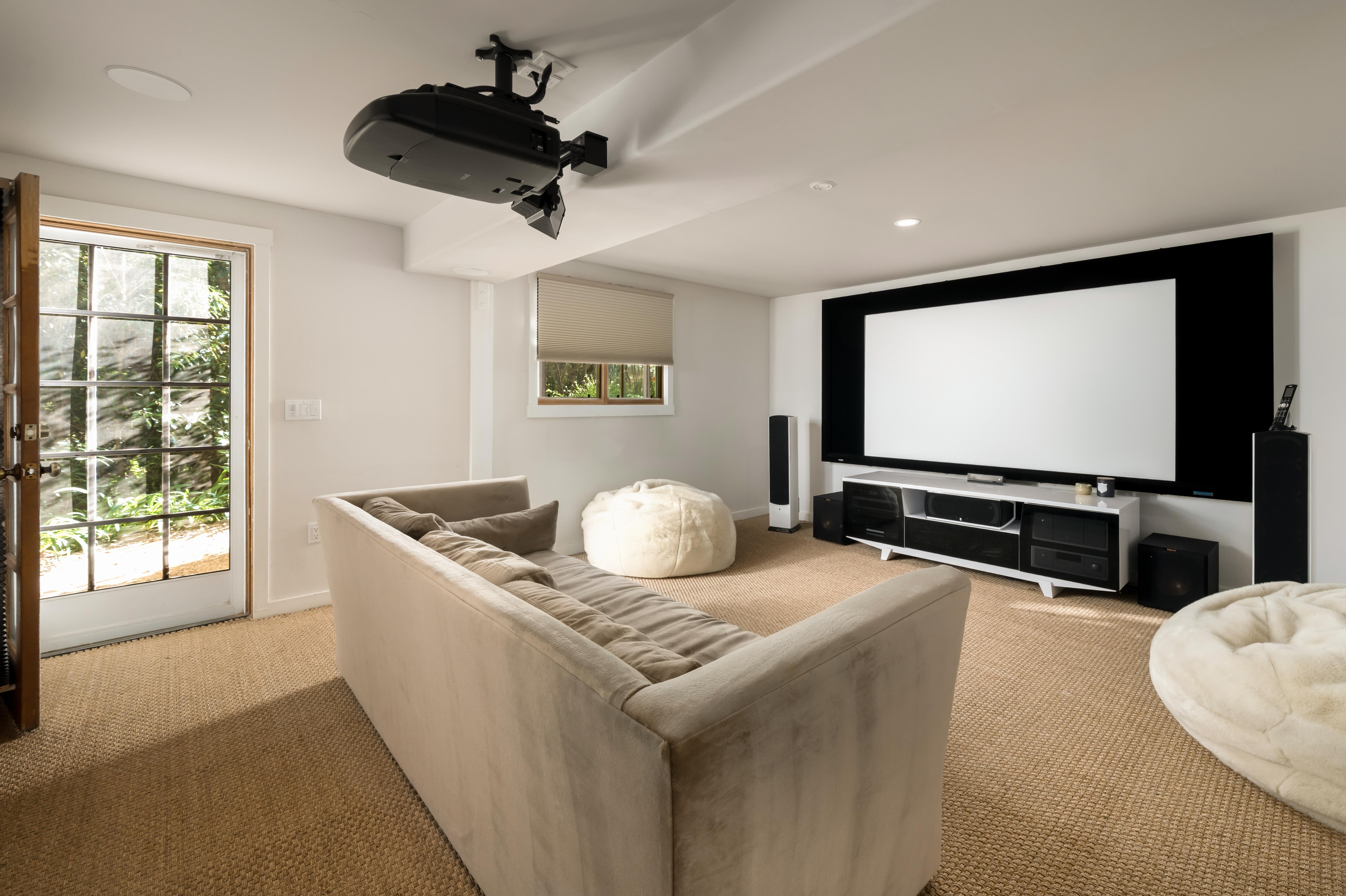 Interior editorial photography of the main living spaces at 2915 Hidden Valley Ln, Santa Barbara — afternoon light pools across architectural details in this virtual real estate photography collection showcasing the American Riviera's most distinguished residential addresses. Our team captured still photography, aerial drone photography, and twilight photography from late afternoon through twilight.