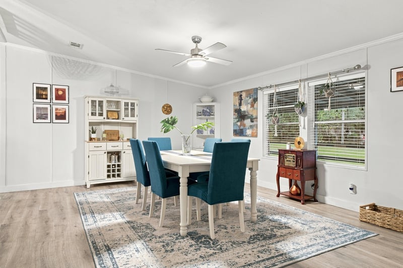Dining room, photographed by Megapixeler on Secret Cove Rd, Middleburg, FL