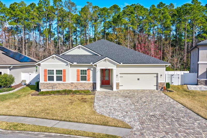Drone at 267 Downs Corner Rd, St. Augustine, FL 32092