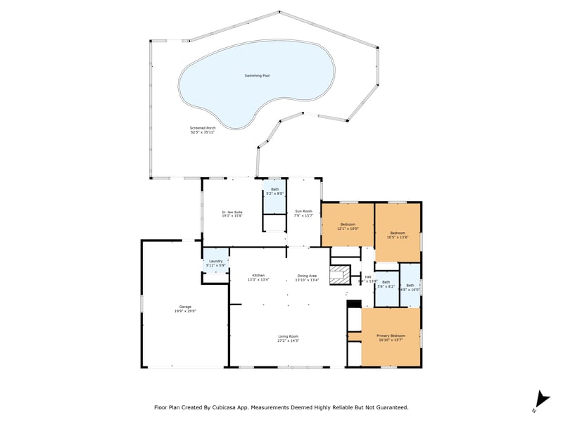 Floor plan 1 of 2229 Marcel Dr, Orange Park, FL 32073