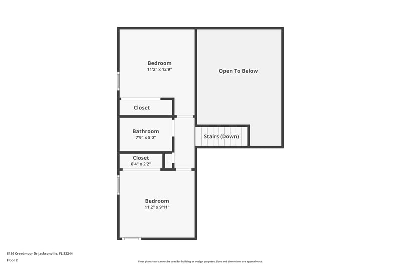 Floor plan 3 of 8156 Creedmoor Dr, Jacksonville, FL 32244