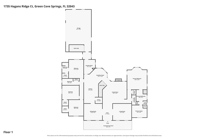 Floor plan 1 drawn by Megapixeler, Hagans Ridge Ct, Green Cove Springs