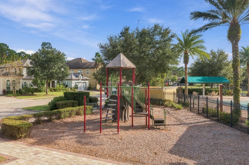 Community playground, photographed by Megapixeler on Lucena Ln, Jacksonville, FL
