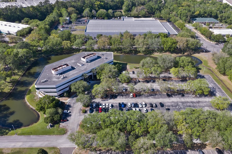 Aerial Parking Lot at 6675 Corporate Center Pkwy, Jacksonville, FL 32216