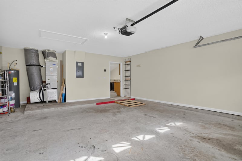 Garage with water heater and utility hookups at 299 John's Creek Pkwy, St. Augustine, FL 32092