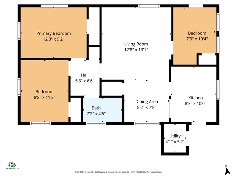 Floorplan at 2960 W 10th St, Jacksonville, FL 32254