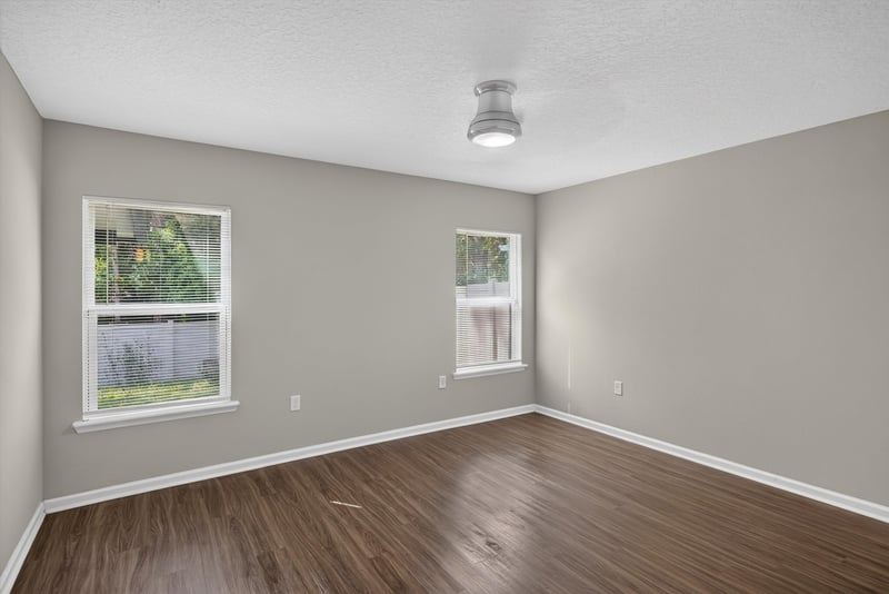 Bedroom with window at 7118 Preston Pnes Trl, Jacksonville, FL