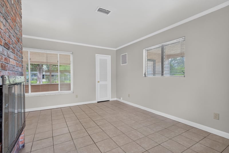 Living room with window at 2618 Arlex Dr E, Jacksonville, FL