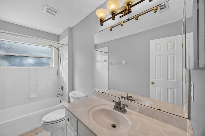 Bathroom sink closeup with mirror at 470 Sparrow Branch Cir, Jacksonville, FL 32259