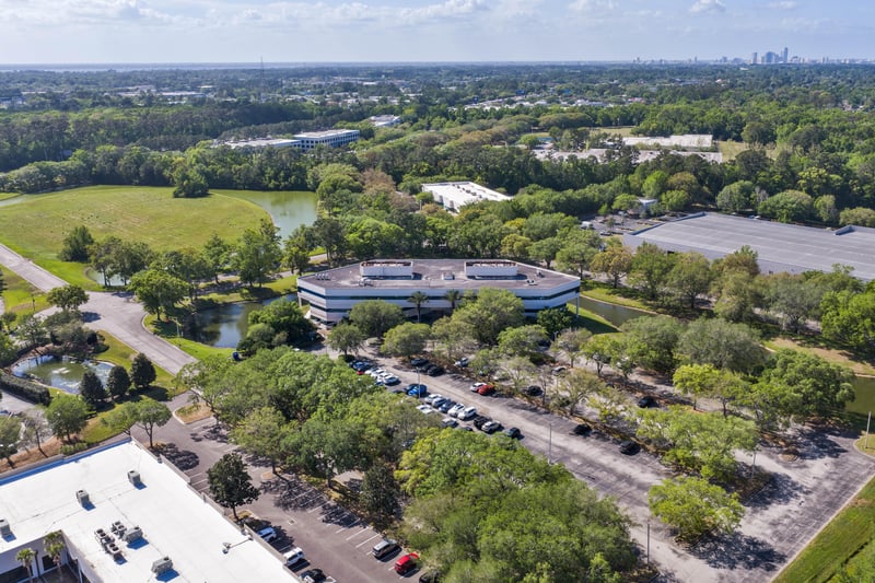 Aerial Full Campus at 6675 Corporate Center Pkwy, Jacksonville, FL 32216