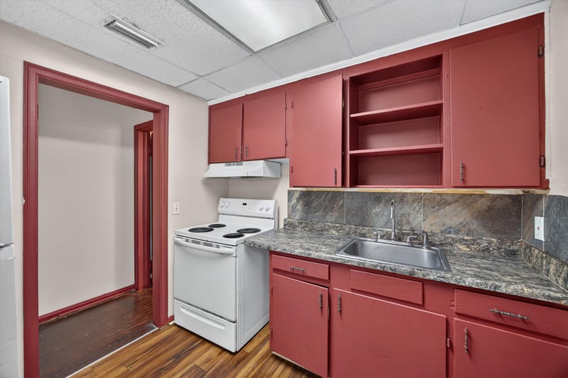 Kitchen cabinets and shelving at 2132 Allandale Cir W, Jacksonville, FL