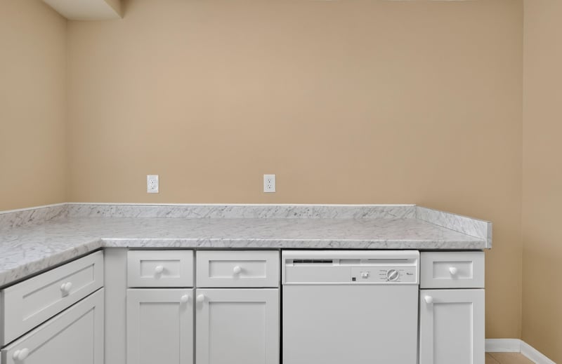 Kitchen counter and dishwasher at 5811 Atlantic Blvd unit 47, Jacksonville, FL 32207
