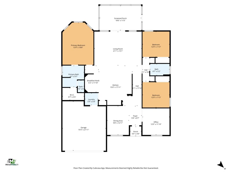 Floorplan at 6524 Chester Park Dr, Jacksonville, FL 32222