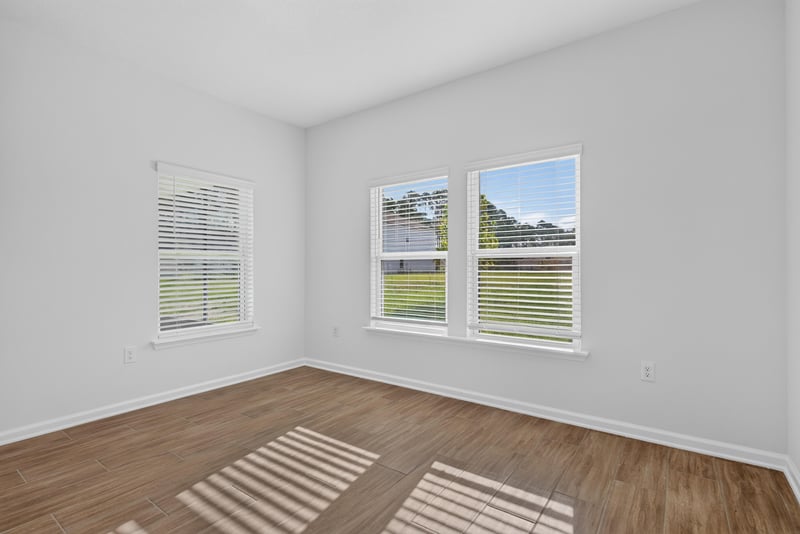 Empty room corner with windows at 269 Bluegrass Wy, St. Augustine, FL 32092