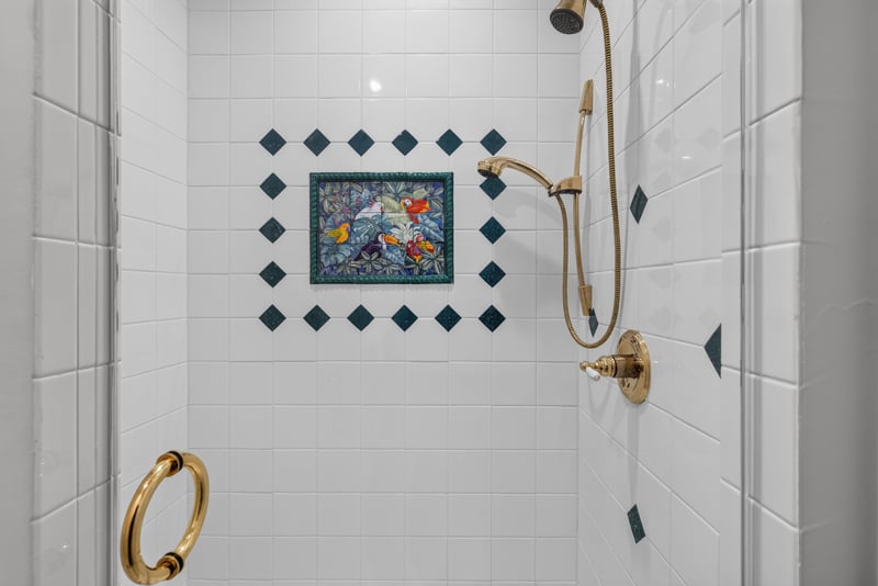 Shower tile detail at 344 Broward Rd, Jacksonville, FL
