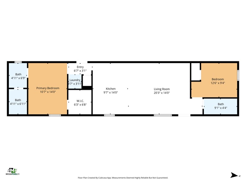 Floorplan at 2959 Frances Ave, Jacksonville, FL 32218