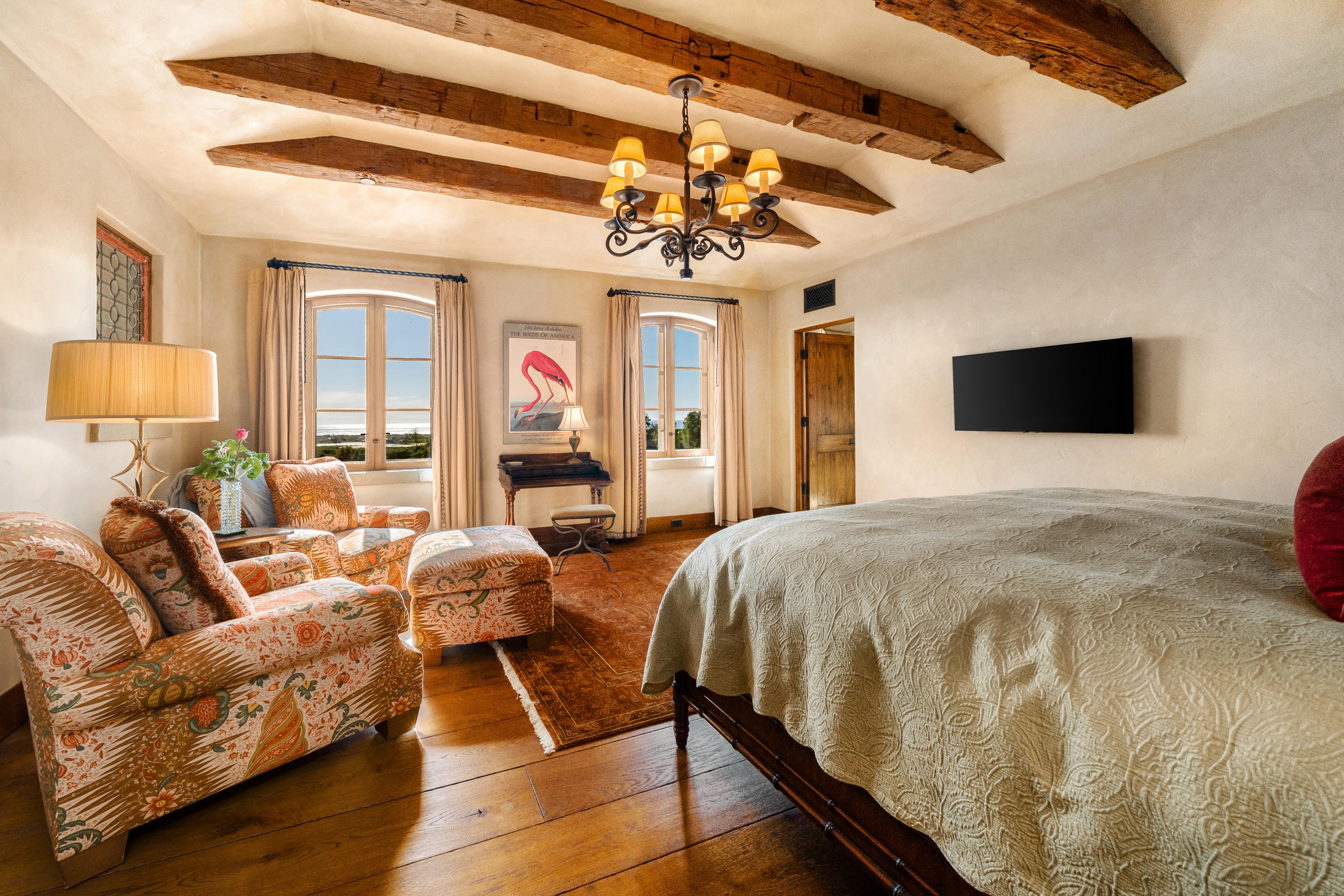 Real estate photography virtual tour and social media reel production at 1915 Monte Alegre Dr, Carpinteria — a Ventura and Santa Barbara County landmark estate documented in full by VirTour Media's premium photography and video team. Our team captured editorial photography, aerial drone photography via Inspire 3 Cinema Drone, a cinematic property video, a true vertical social media reel, and twilight photography from midday through twilight.
