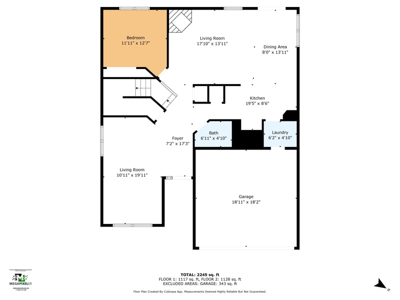 Floor plan 1 of 222 Dover Bluff Dr, Orange Park, FL 32073