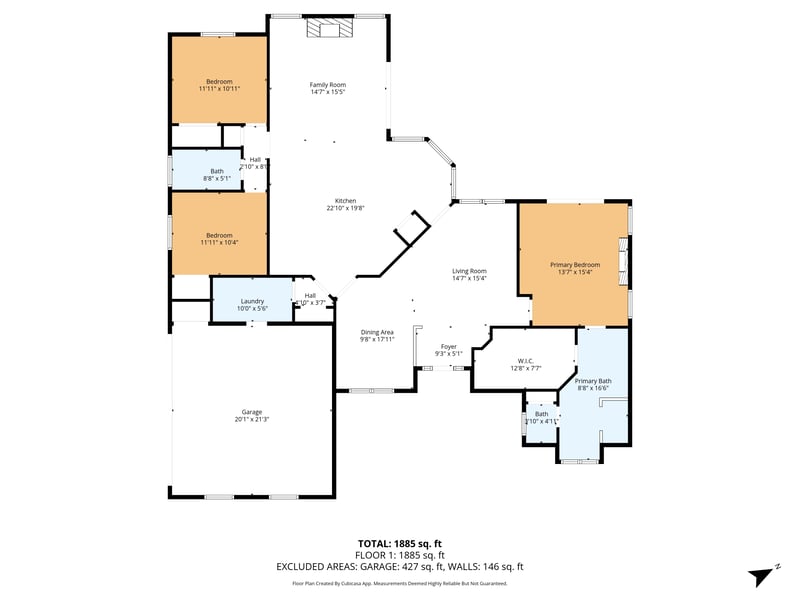 Floor plan 1 of 12100 Red Barn Ct, Jacksonville, FL 32226