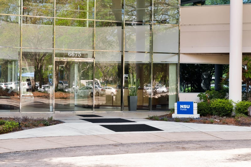 Exterior Entrance Closer Angled at 6675 Corporate Center Pkwy, Jacksonville, FL 32216
