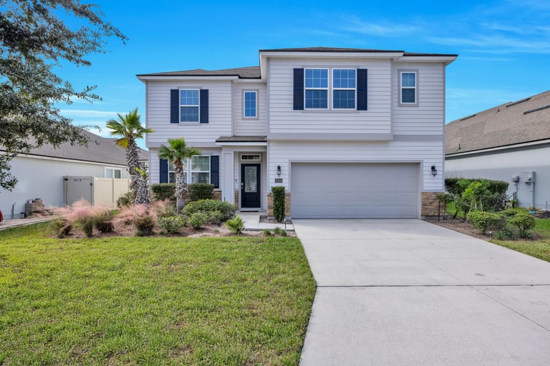 Front of the house at 15814 Whitebark Dr, Jacksonville, FL 32218